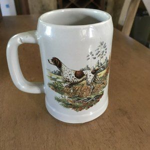 Vintage McCoy Pottery Pointer Dog Coffee Mug Cup 6395